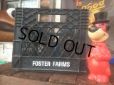 Vintage Foster Farms Plastic Crate Box (AL449)