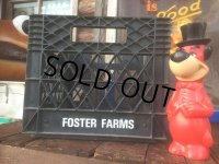 Vintage Foster Farms Plastic Crate Box (AL449)