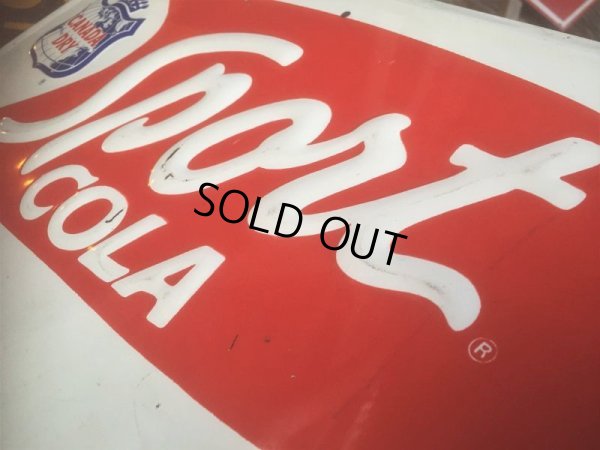 画像8: Vintage Canada Dry Sport Cola Embossed Advertising Sign (AL454)
