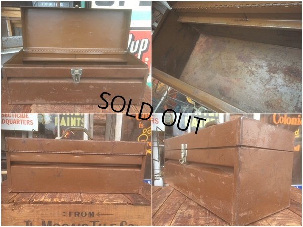 画像3: Vintage Tool Box Brown (AL471)