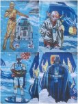 画像2: Vintage Star Wars Twin Flat Sheet (AL476) (2)