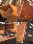 画像6: Antique Yawman & Erbe Oak 4 Drawer File Cabinet (AL482)