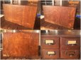 画像4: Antique Yawman & Erbe Oak 4 Drawer File Cabinet (AL482)