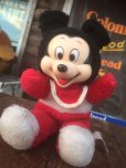 画像1: Vintage Disney Mickey Mouse Rubber Face Doll (AL493)  (1)
