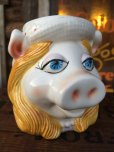 画像1: Vintage Sigma Muppets Miss Piggy 3D Mug (AL498) (1)