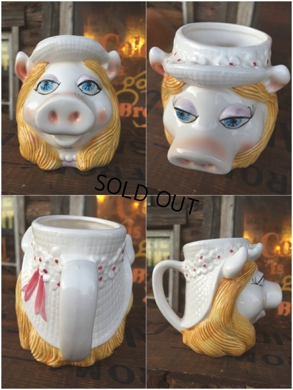 画像2: Vintage Sigma Muppets Miss Piggy 3D Mug (AL498)