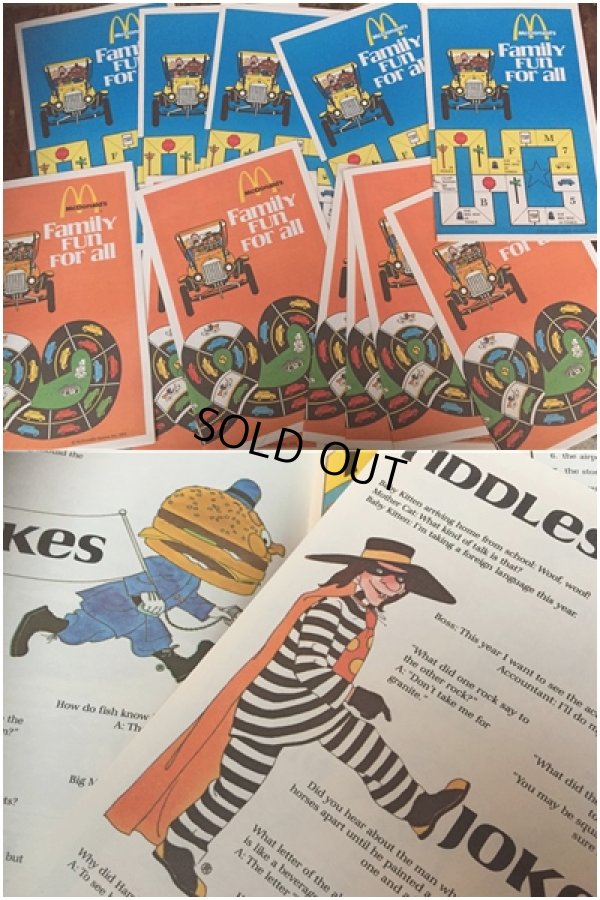 画像4: 70s Vintage McDonalds Family Fun For all Booklet Big Mac (AL501) 