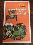 画像1: 70s Vintage McDonalds Family Fun For all Booklet Humburglar (AL502)  (1)