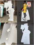 画像2: Vintage Planters Mr.Peanut Football Offer Cardbord Sign Sign (AL515) (2)