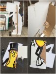 画像4: Vintage Planters Mr.Peanut Cardbord Sign Sign (AL514) (4)