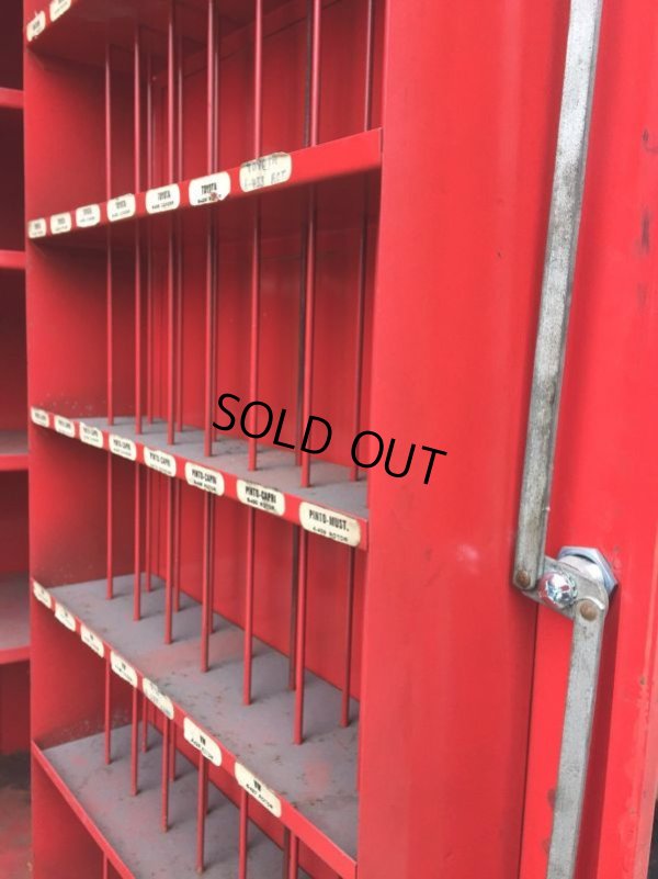 画像6: SALE Vintage Mighty Auto Parts Cabinet (AL520)