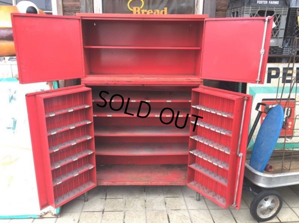 画像3: SALE Vintage Mighty Auto Parts Cabinet (AL520)