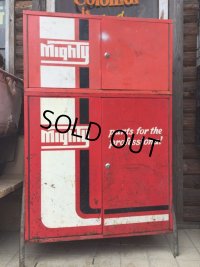 SALE Vintage Mighty Auto Parts Cabinet (AL520)