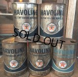 SALE！ Vintage TEXACO HAVOLINE 1 Quart Motor Oil Can  (AL4244) 