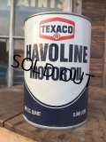 SALE！ Vintage TEXACO HAVOLINE 1 Quart Motor Oil Can  (AL4200) 