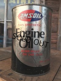 SALE！ Vintage AMSOIL 1 Quart Engine Oil Can  (AL4206) 
