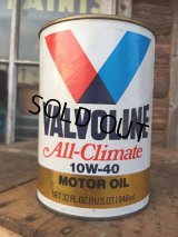 SALE！ Vintage Valvoline 1 Quart Motor Oil Can  (AL4190) 