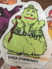 70s Vintage McDonalds Ballon Puppet Uncle O'Grimacey (AL522) 