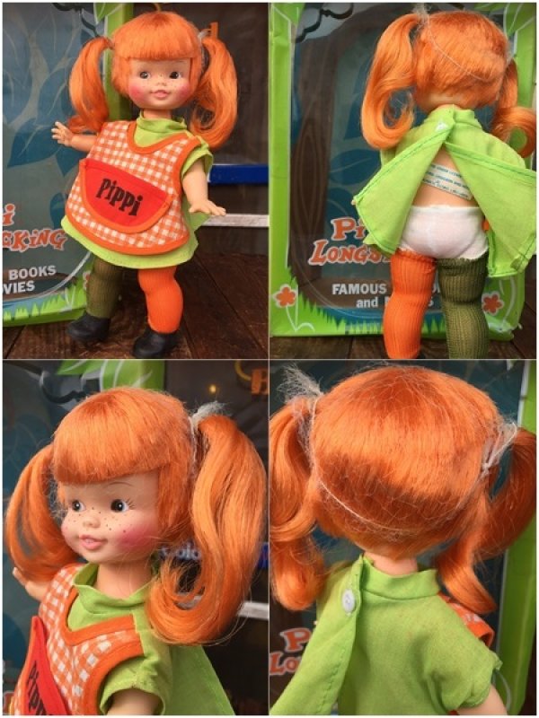 画像2: 70s Vintage Horsman Pippi Longstocking Doll (AL525)