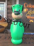 Vintage Huckleberry Hound Plastic Doll Green (AL552)