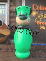 Vintage Huckleberry Hound Plastic Doll Green (AL552)