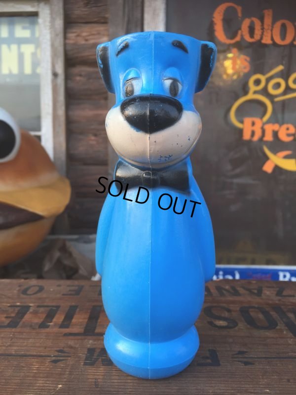 画像1: Vintage Huckleberry Hound Plastic Doll Blue (AL550)