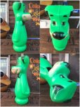 画像2: Vintage Huckleberry Hound Plastic Doll Green (AL552) (2)