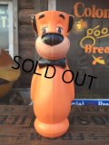 Vintage Huckleberry Hound Plastic Doll Orange (AL551)