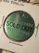 1981 Vintage Dog Tag #4018 (AL2587)