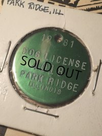 1981 Vintage Dog Tag #4018 (AL2587)