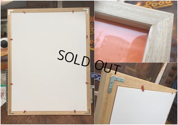 画像5: 70s Vitage ROAD RUNNER & WILE E COYOTE Original Poster w/Frame (AL573)