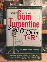 Vintage Gum Turpetie Metal Can 1GL (AL5740) 