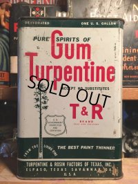Vintage Gum Turpetie Metal Can 1GL (AL5740) 