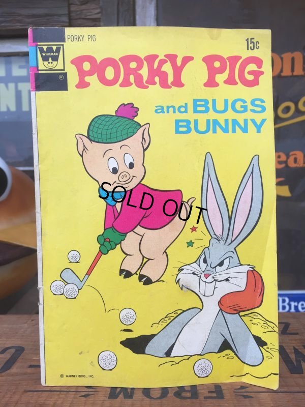 画像1: 70s Vintage Comic Porky Pig (AL5520) 