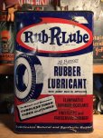 画像1: Vintage Rub R Lube Rubber Lubricant Metal Can 1GL (AL5743)  (1)