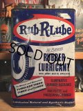 Vintage Rub R Lube Rubber Lubricant Metal Can 1GL (AL5743) 