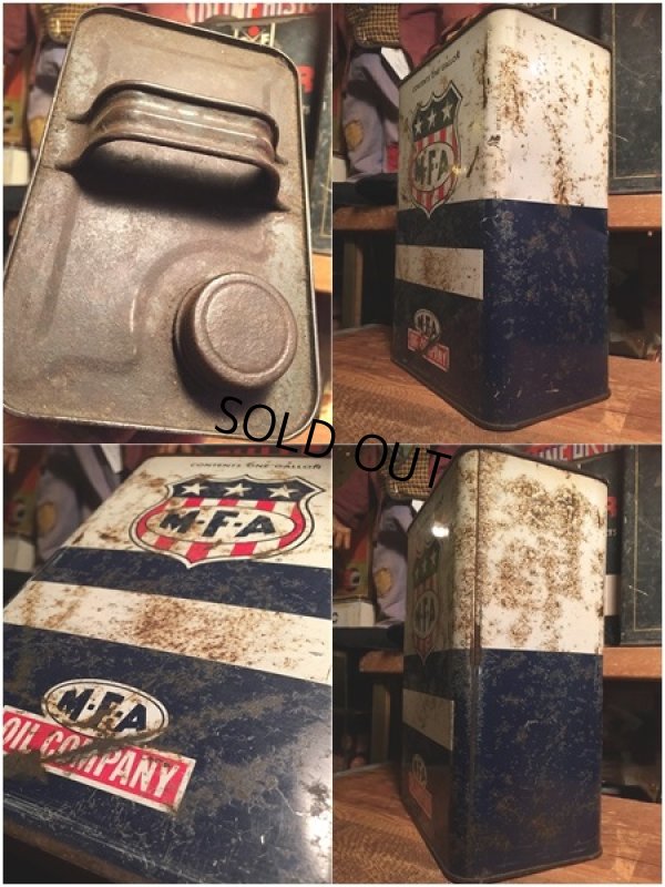 画像3: Vintage MFA OIL Metal Can 1GL (AL5744) 