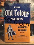 Vintage OLD COLONY PAINTS Metal Can 1GL (AL5720) 