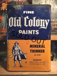 Vintage OLD COLONY PAINTS Metal Can 1GL (AL5720) 