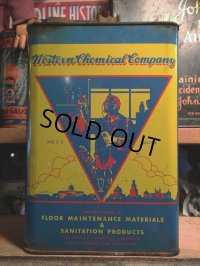 Vintage Sanitox WCC Metal Can 1GL (AL5738) 