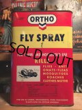 Vintage ORTHO FLY SPRAY Metal Can 1GL (AL5727) 