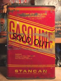 Vintage Gasoline Metal Can Stancan 1GL (AL5741) 