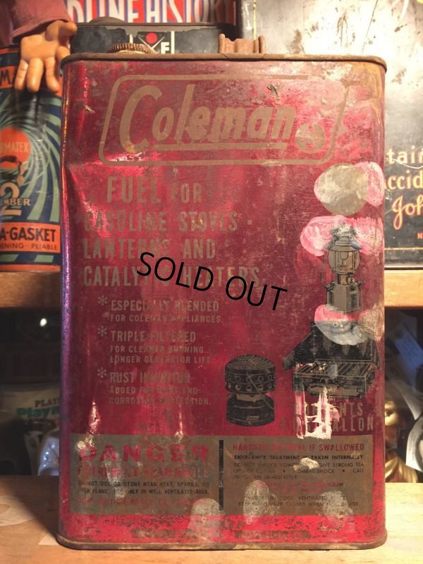 画像2: Vintage Coleman Metal Oil Can 1GL (AL5742) 