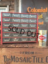 Vintage Jiffy Parts Cabinet (AL575)
