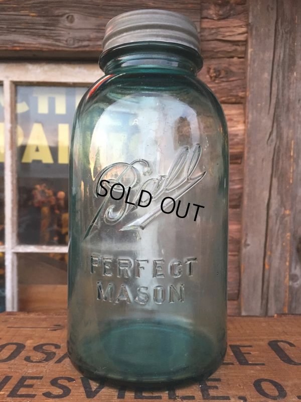 画像1: Vintage Ball Mason Glass Jar (AL6013)