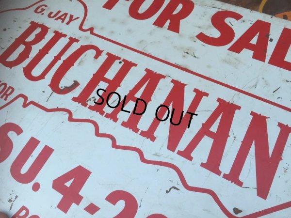 画像4: Vintage GJ BUCHANAN FOR SALE Sign (AL581)
