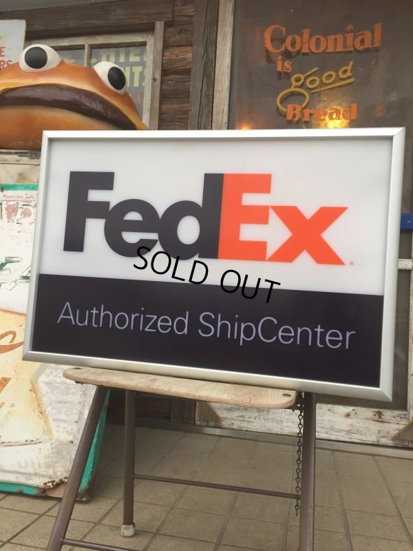 画像1: Vintage Fedex Lighted Sign (AL585)