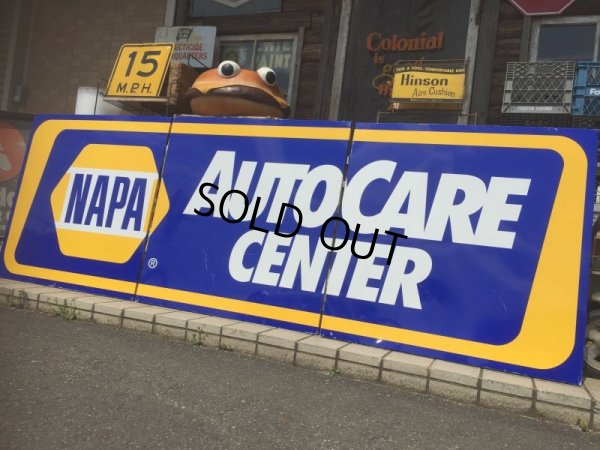 画像1: Vintage Napa Auto Care Center Store Sign Huge (AL586) 