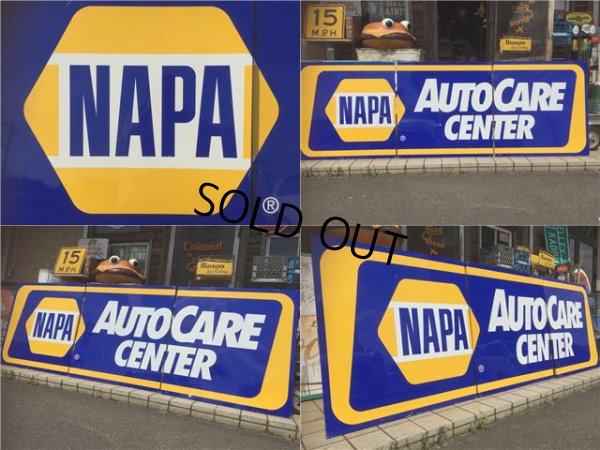 画像4: Vintage Napa Auto Care Center Store Sign Huge (AL586) 