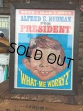 60s Vintage MAD Magazine Original Poster w/frame (AL587)